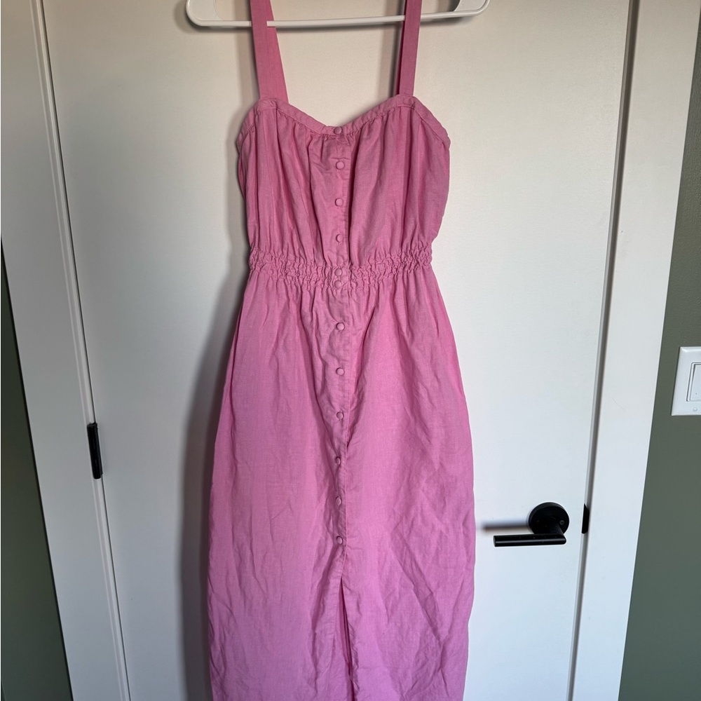 Elegant Pink Sundress